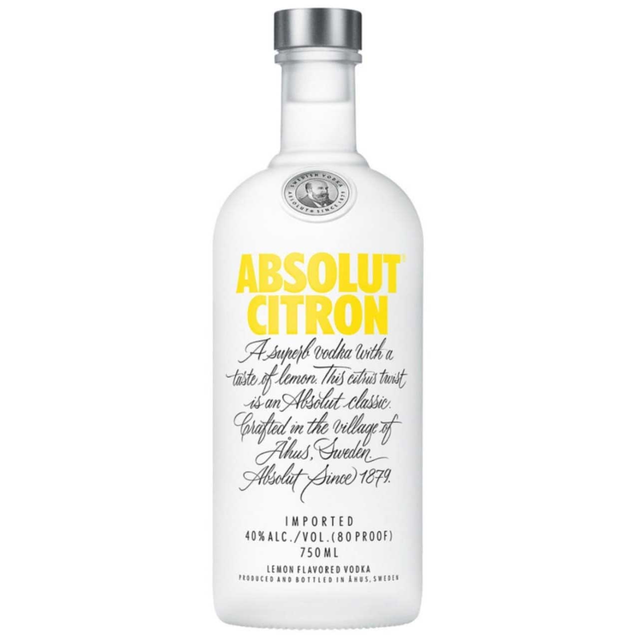 VODKA ABSOLUT CITRON X 750